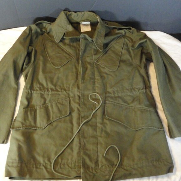 43R DUTCH NETHERLANDS MILITARY ARMY OG-107 FIELD JACKET SMOCK MEDIUM SV 1570